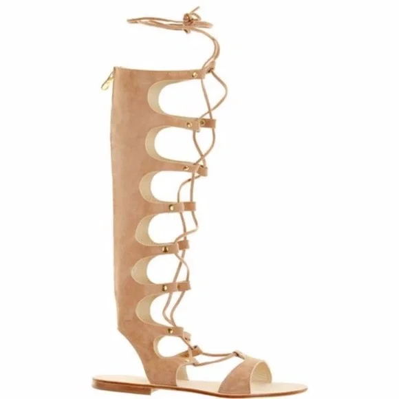 ❎SOLD Cornetti Gladiator Sandals Lace Up Leather Slides Italian Conca EU 37 - Picture 2 of 13